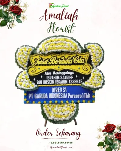 Papan Bunga Duka di Pulogadung