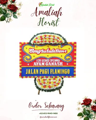 Bunga Papan Congratulation di Pulogadung